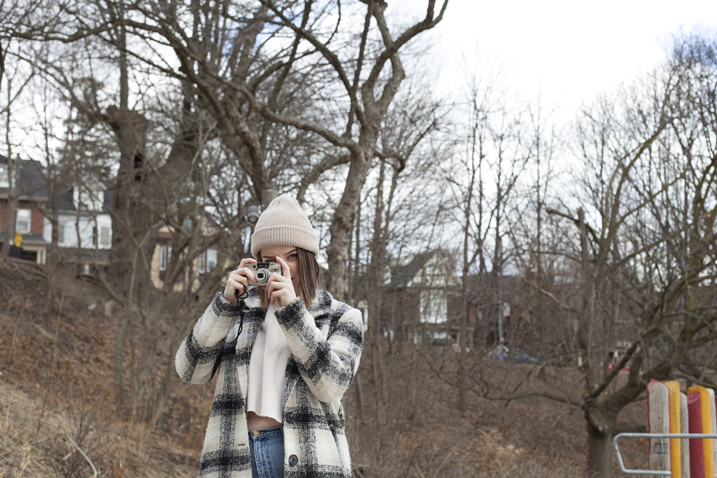 A young woman taking a picture, Kaitlyn by Samantha Pierre on 500px.com