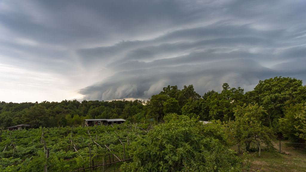 Storm Clouds Above Farm by Jure Batagelj on 500px.com