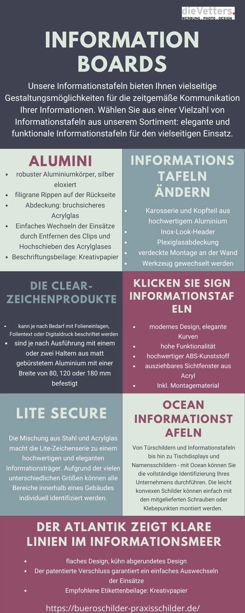 Deutsche Feinste Informationstafeln in München