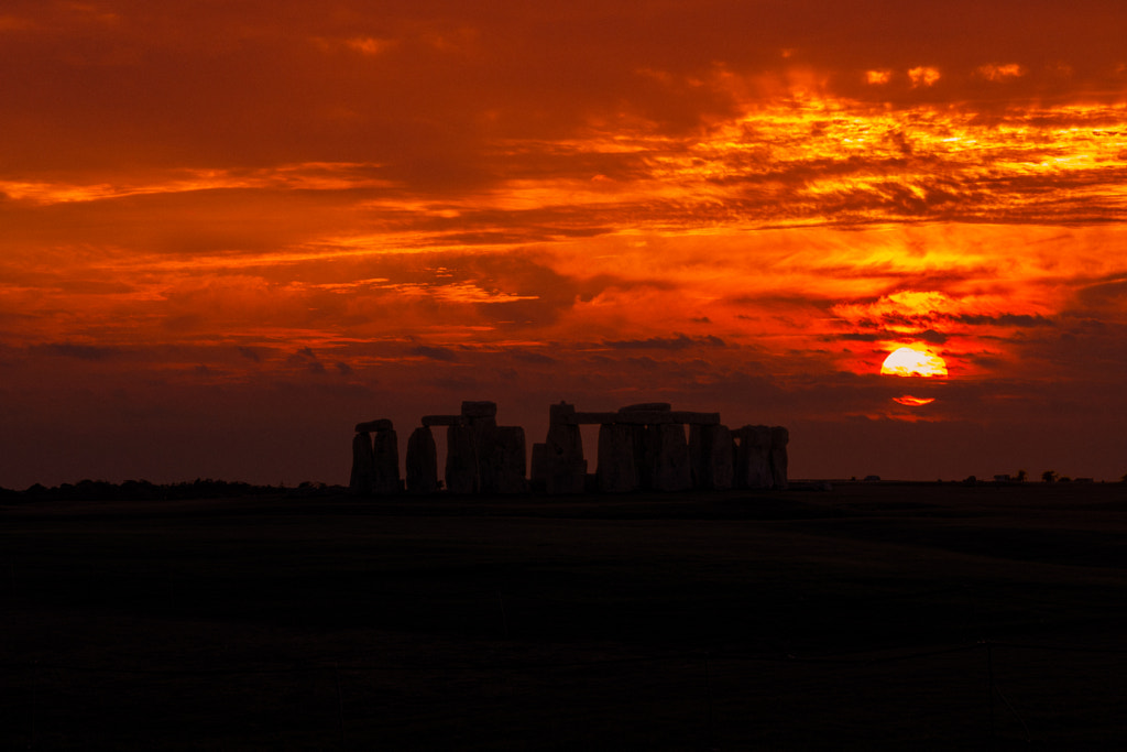 Sunset at Stonehenge by Matthew Ha on 500px.com
