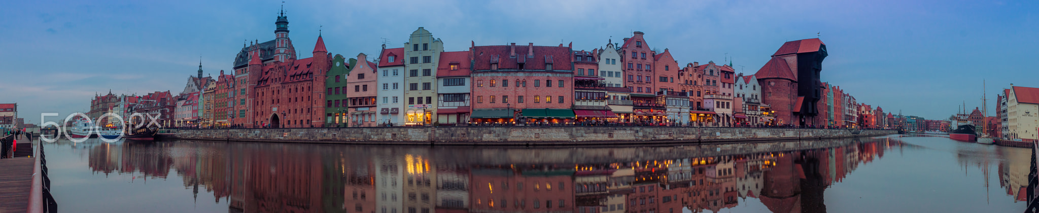 Gdańsk's Old Town on the Motława River