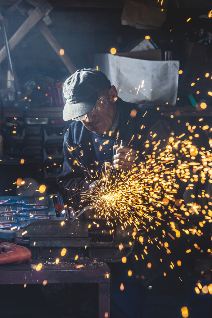 Grinding Steel by Jure Batagelj on 500px.com