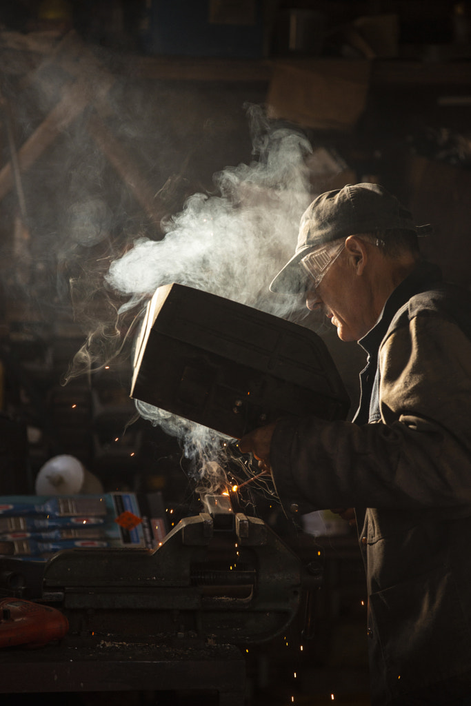 Working in Basement by Jure Batagelj on 500px.com