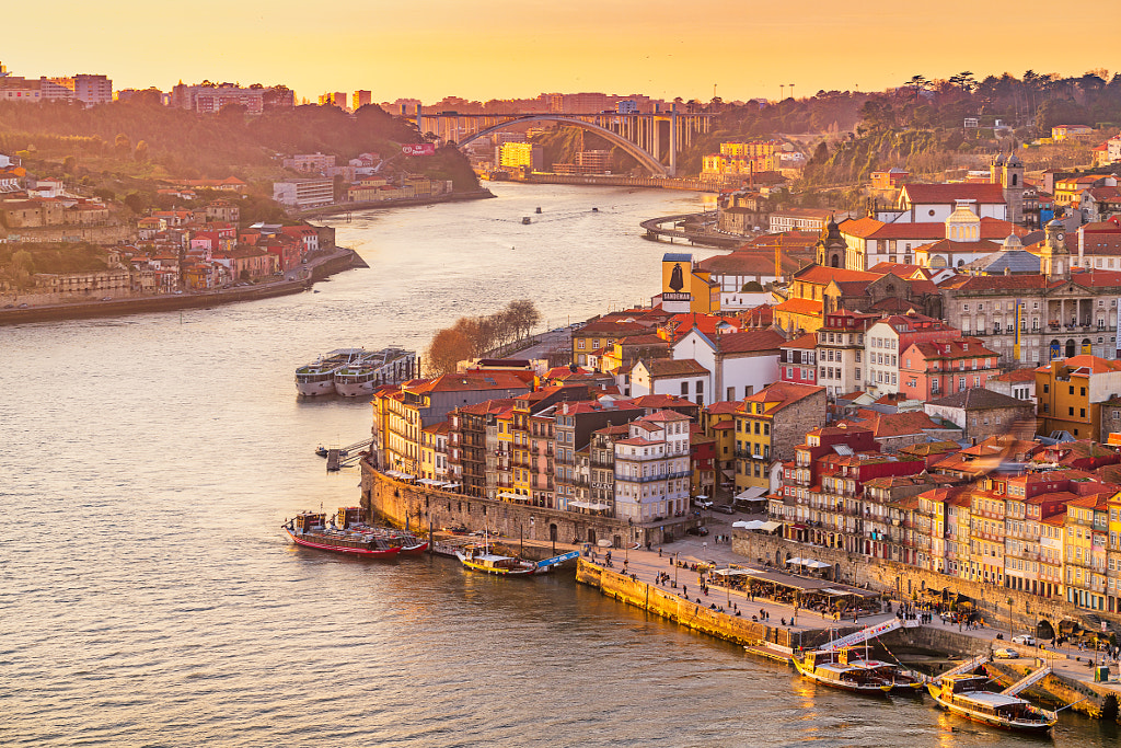 Porto Sunset by Earl Collins on 500px.com