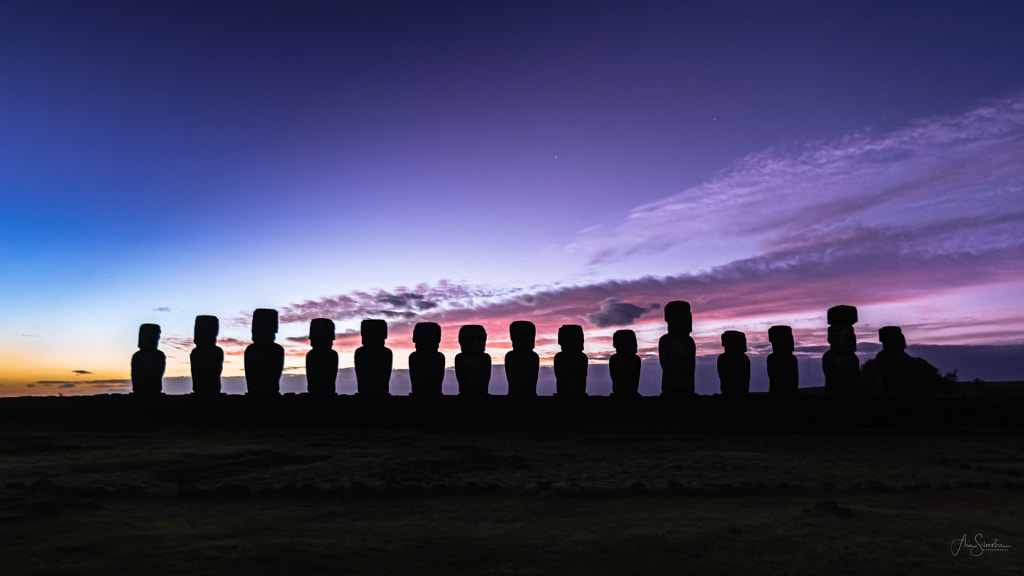 Ahu Tongariki by Ann Silvestre on 500px.com