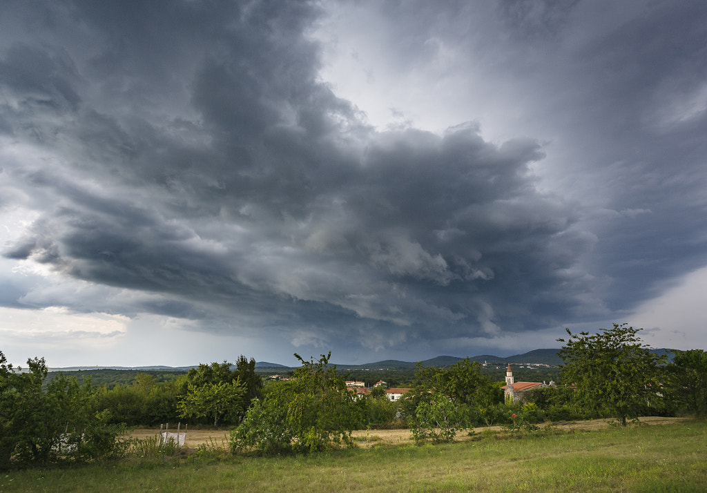 Hailstone Storm Above Karst by Jure Batagelj on 500px.com