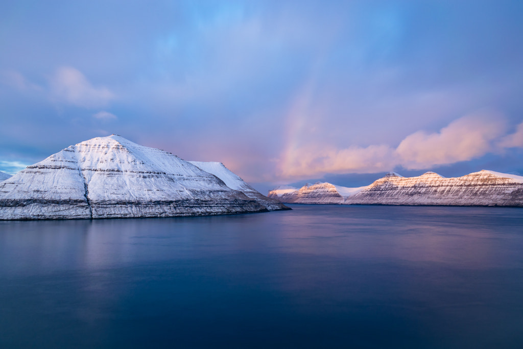 Beautiful winter sunset in Faroe Islsnds by James Currie on 500px.com