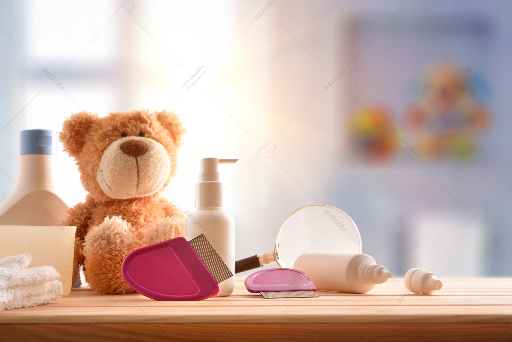 Treatment and prevention of lice in children's room