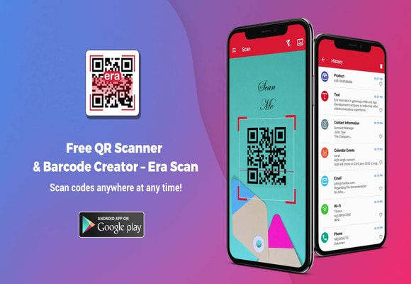 Free QR Scanner & Barcode Creator – Era Scan