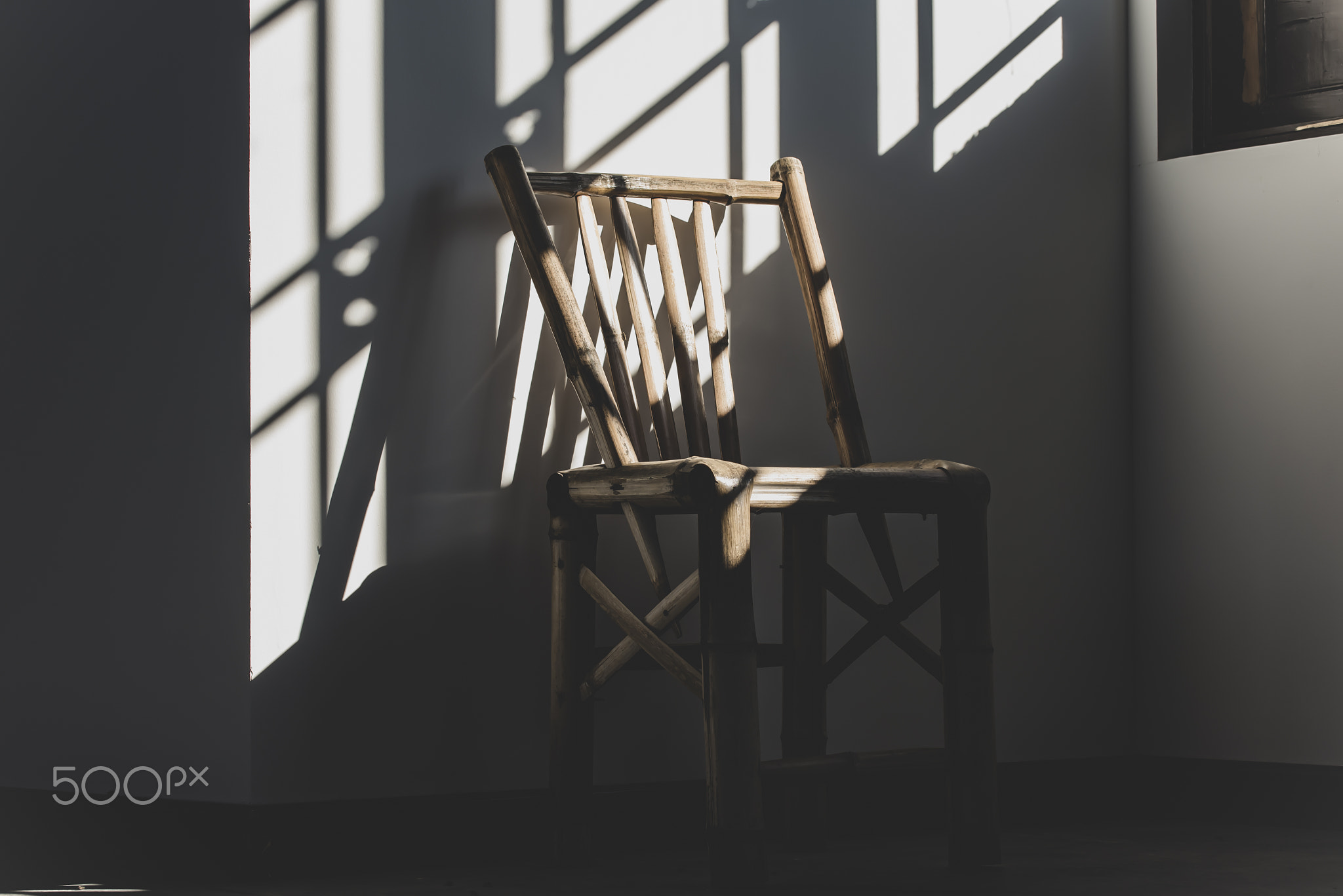 Chinese bamboo chair