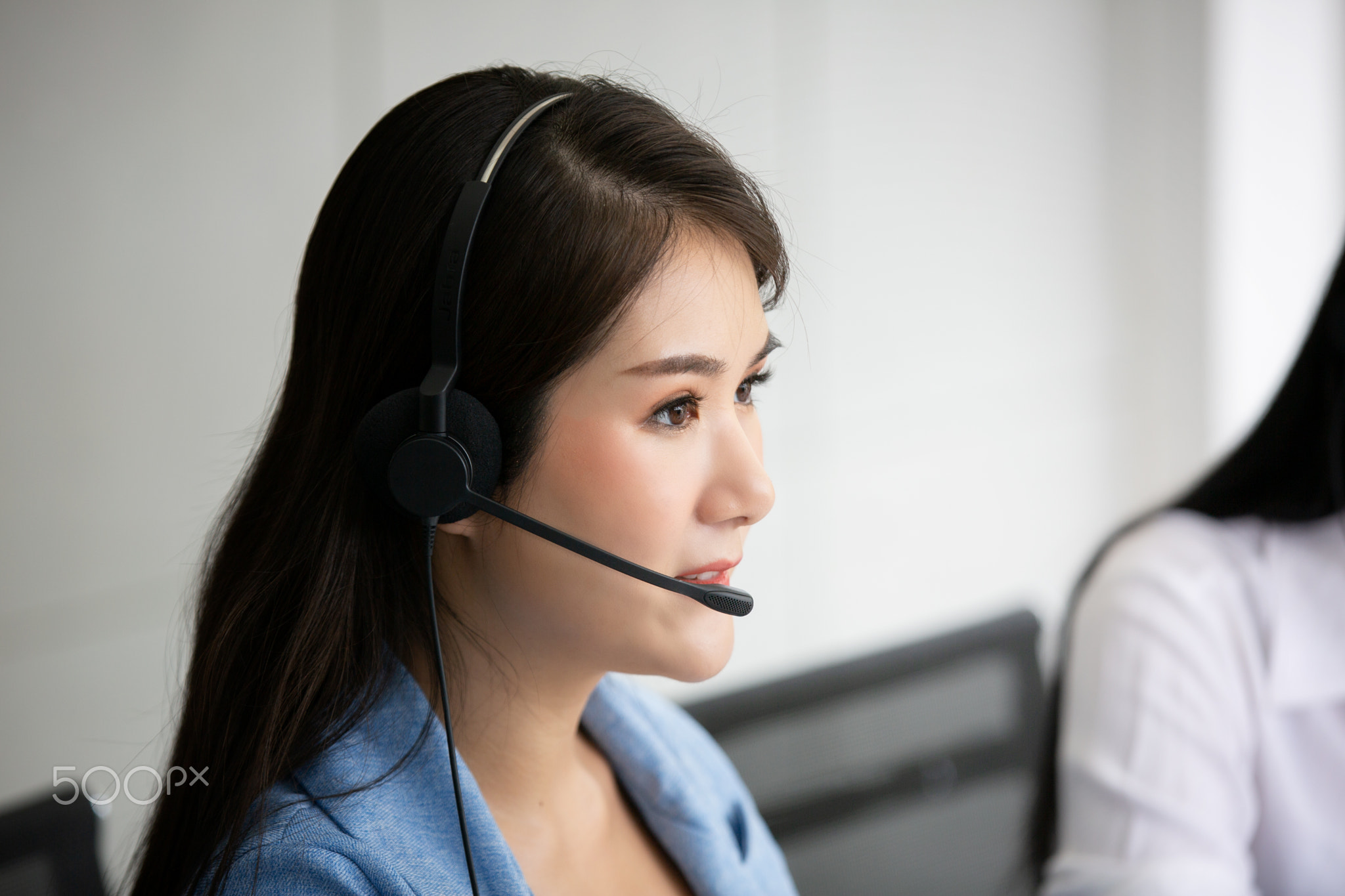 Call center service team