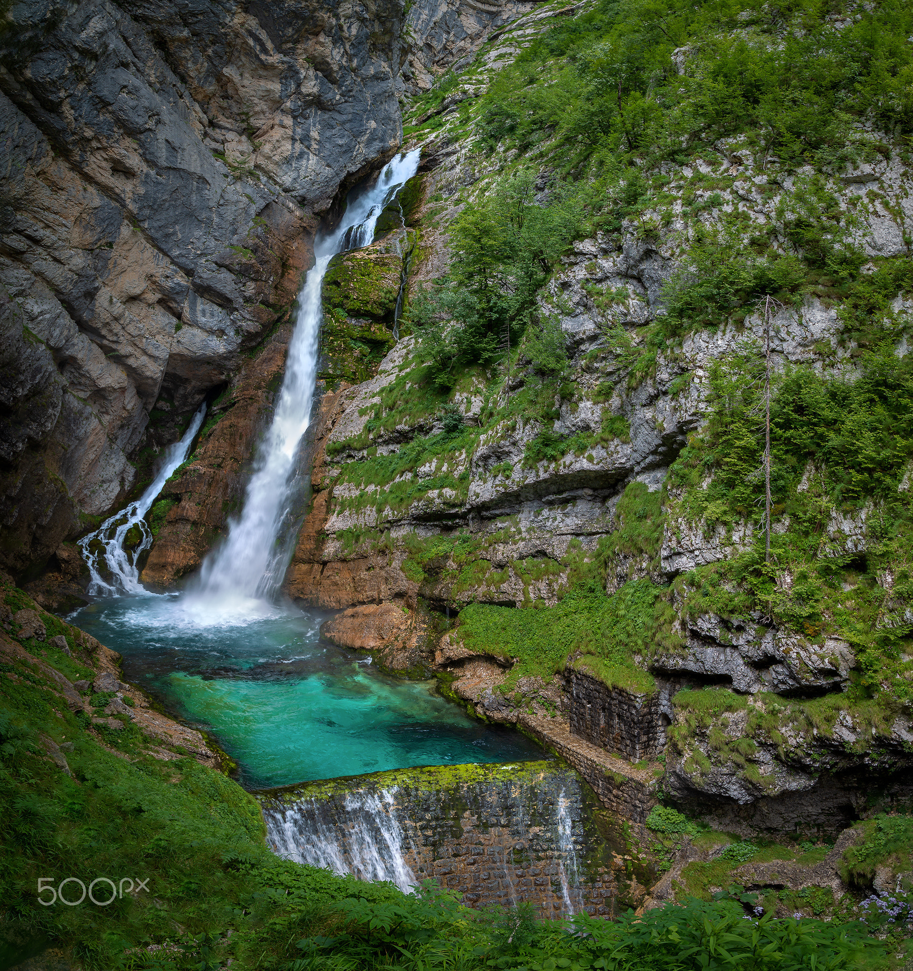 Savica Waterfall in Slovenia