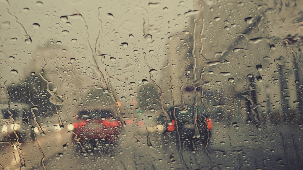rainy drive by Mirjana  on 500px.com