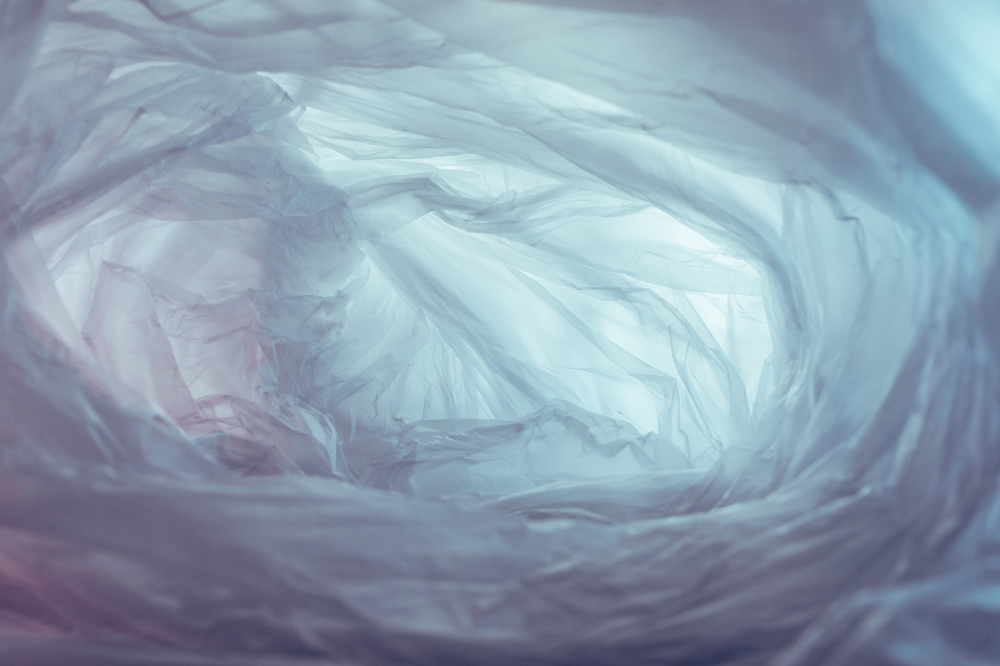 Beautiful plastic bag abstract  background. 