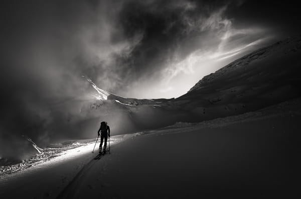 Amazing Lightshow bw by Sandi Bertoncelj