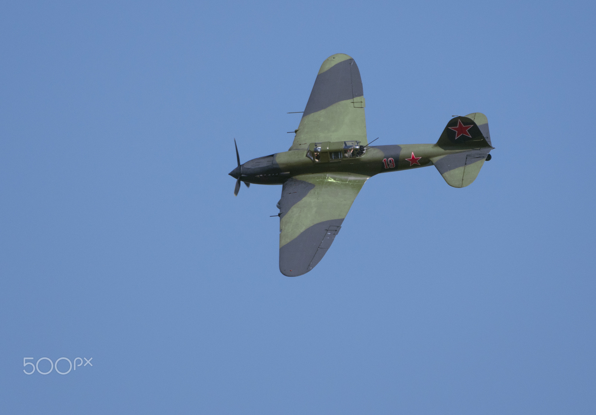 Moscow Russia Zhukovsky Airfield 31 August 2019: Restored Ilyushin Il