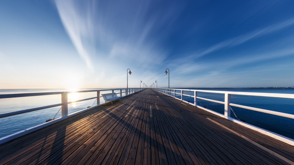 Gdynia Orłowo Pier by Peter Šároši on 500px.com