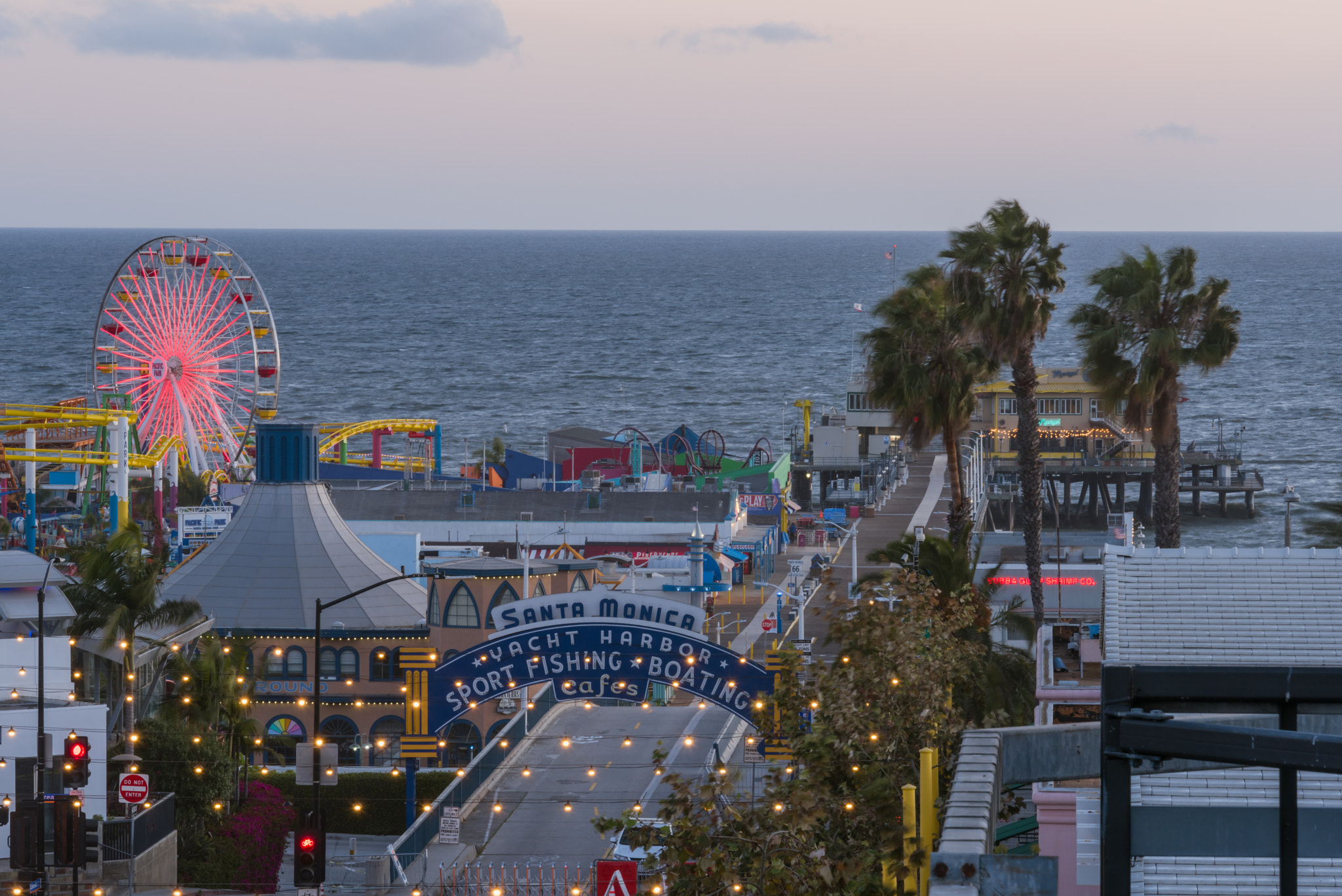 The Santa Monica Pier is Completely Empty During Lockdown