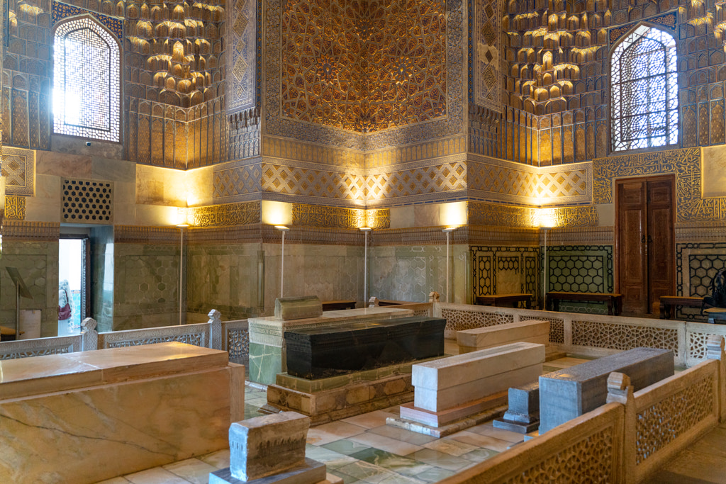 Interior inside the old ancient uzbek tomb - Amir Temur maqbarasi by Aleksey Gavrikov on 500px.com