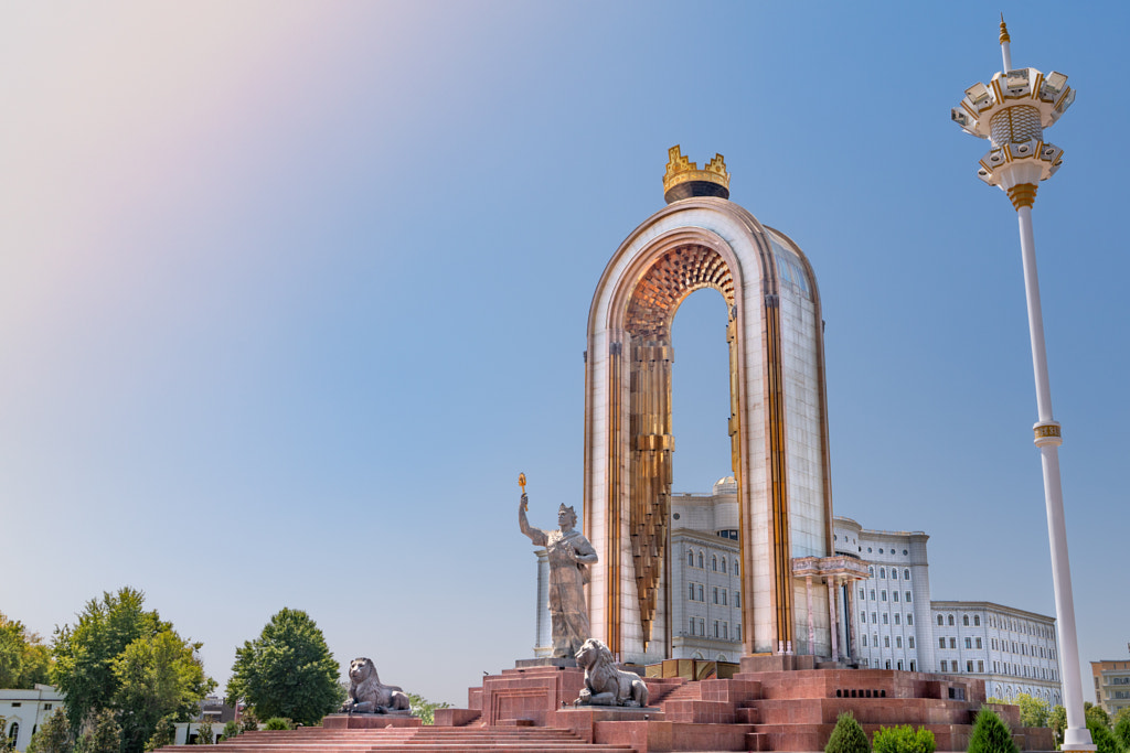 The central square in  Dushanbe by Aleksey Gavrikov on 500px.com