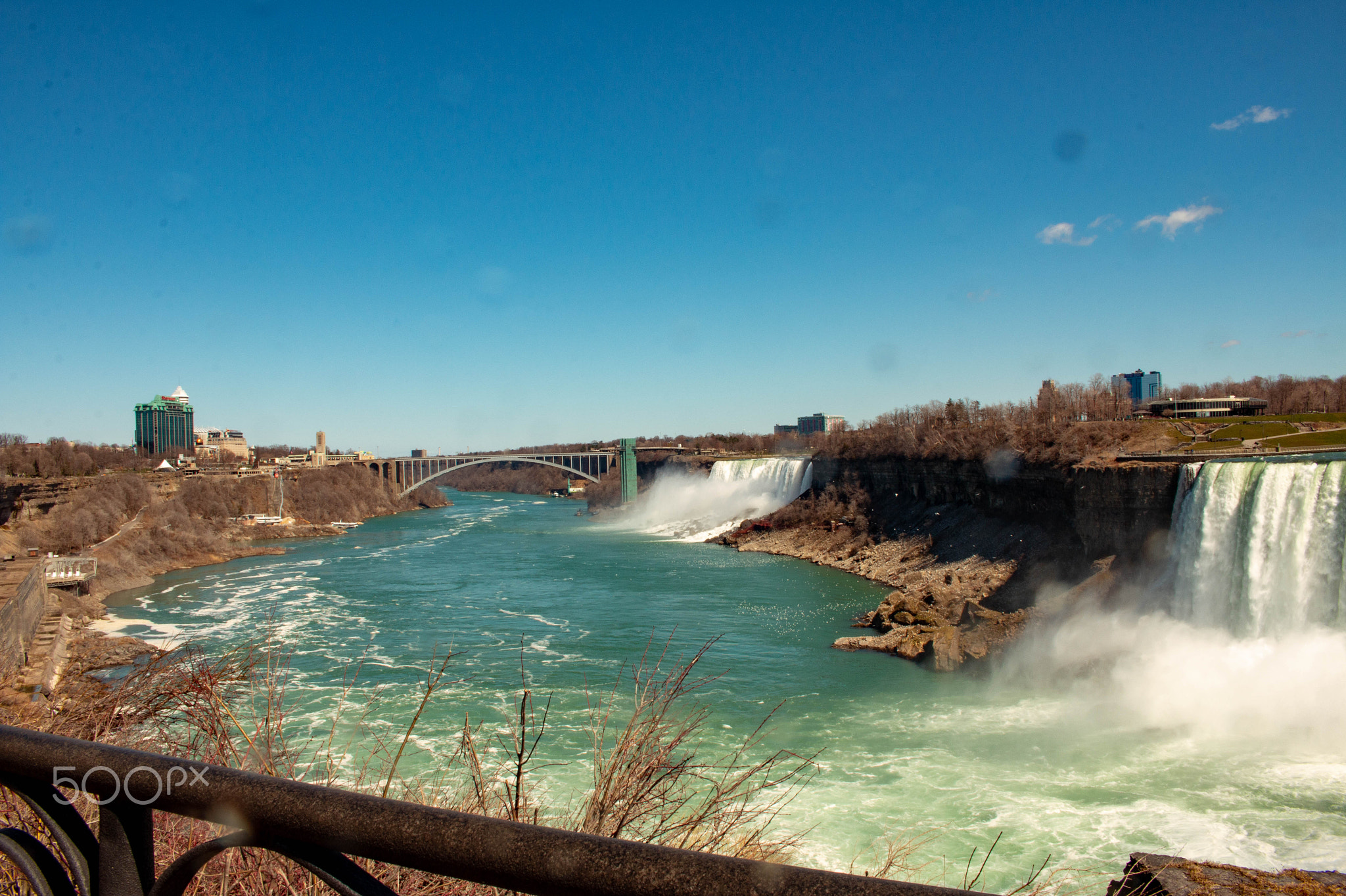 Niagara Falls Aerial View, Canadian Falls, Canada