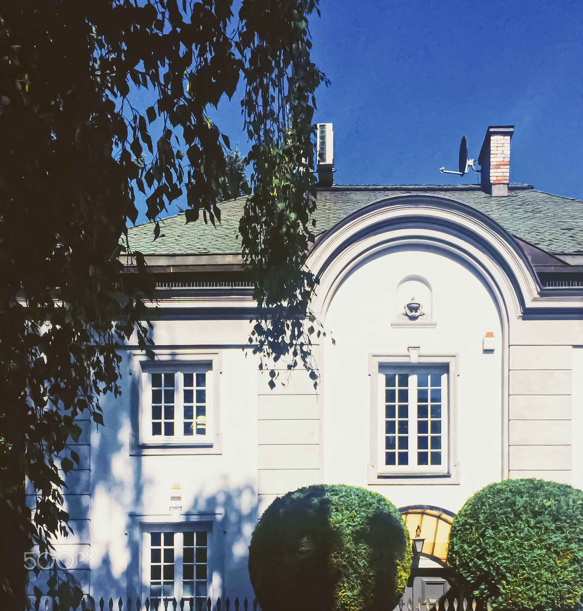 Private residential house in historical neighborhood