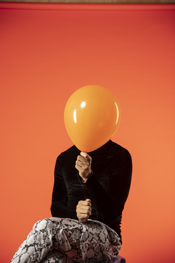 Trenton with the orange balloon by Ciaran Frame on 500px.com