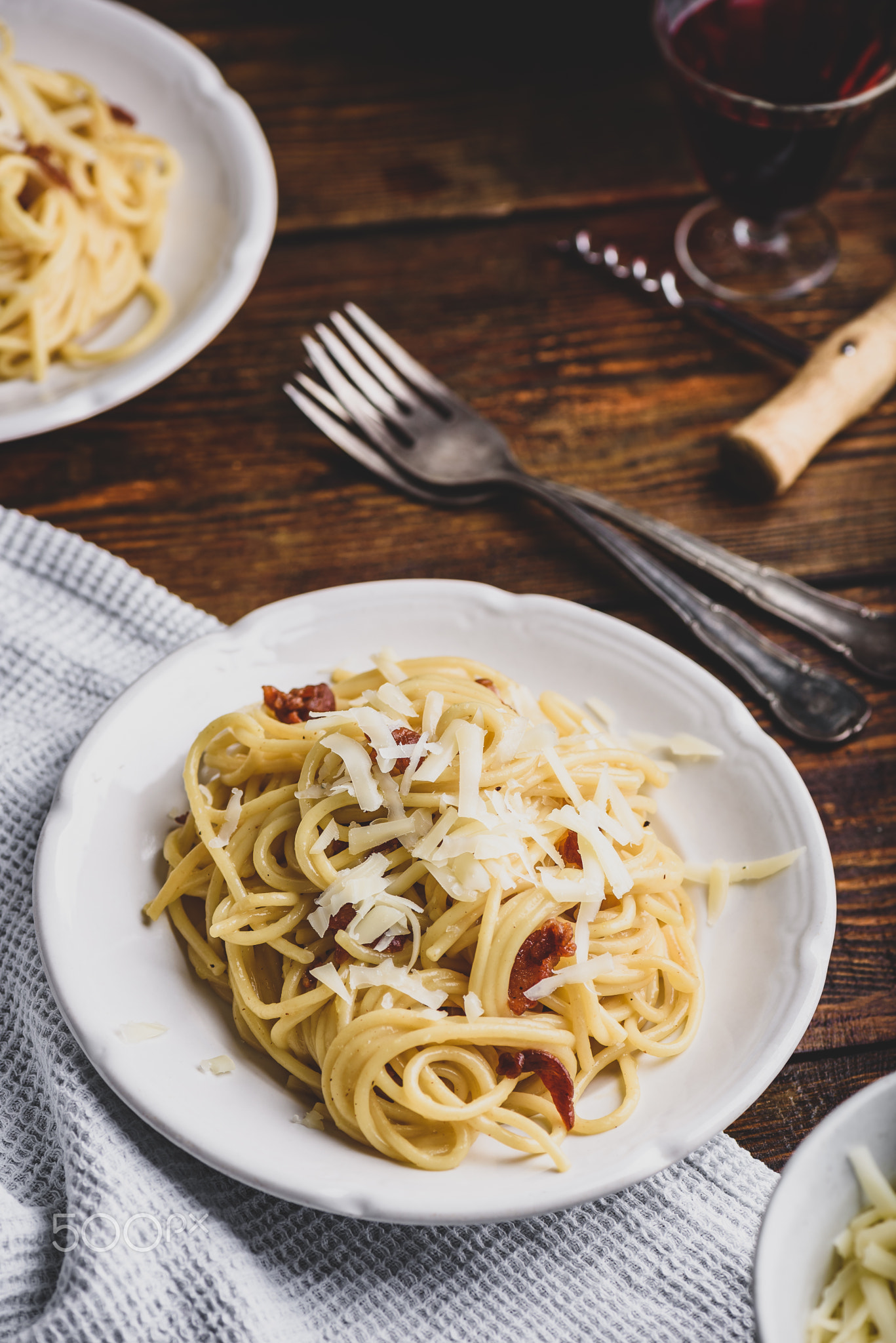 Classic spaghetti carbonara