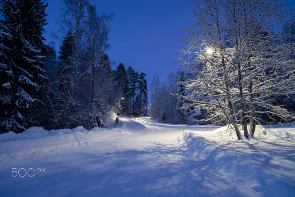 Blue hour by Markus Kauppinen on 500px.com