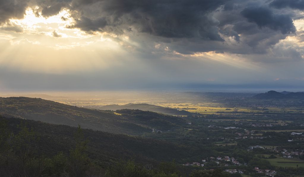 Sunset Light Above Friuli Venezia Giulia Landscape by Jure Batagelj on 500px.com