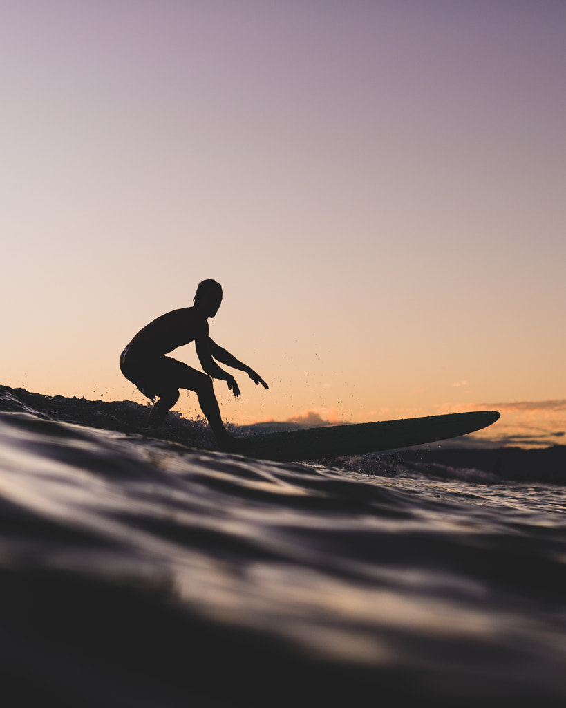 Sunset Surf by Chun Chau on 500px.com