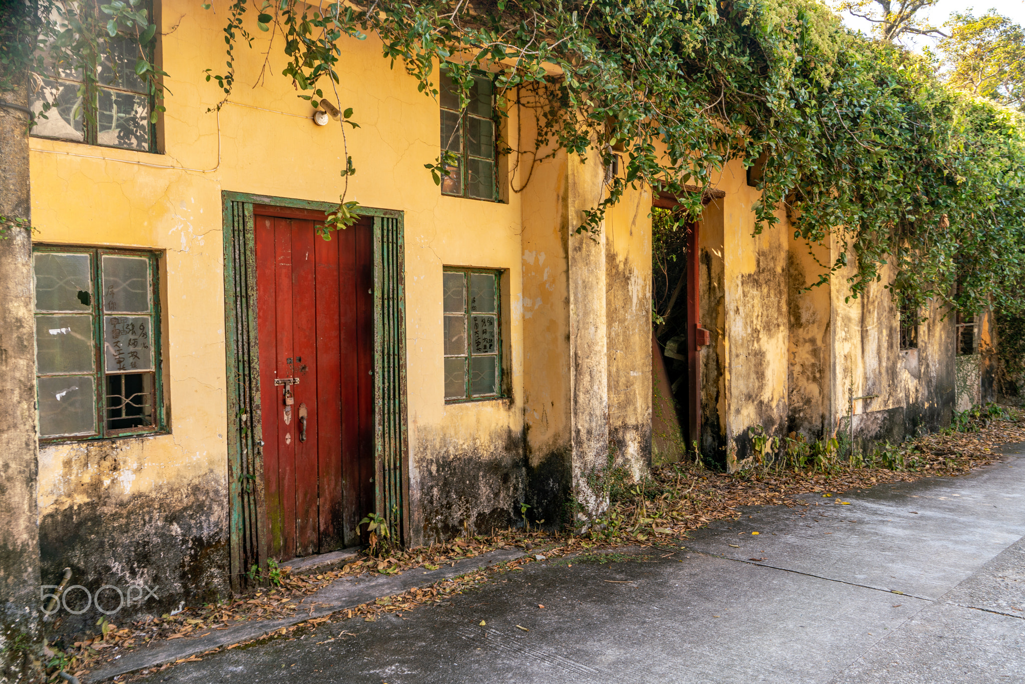 Abandoned fisherman village in Hong Kong