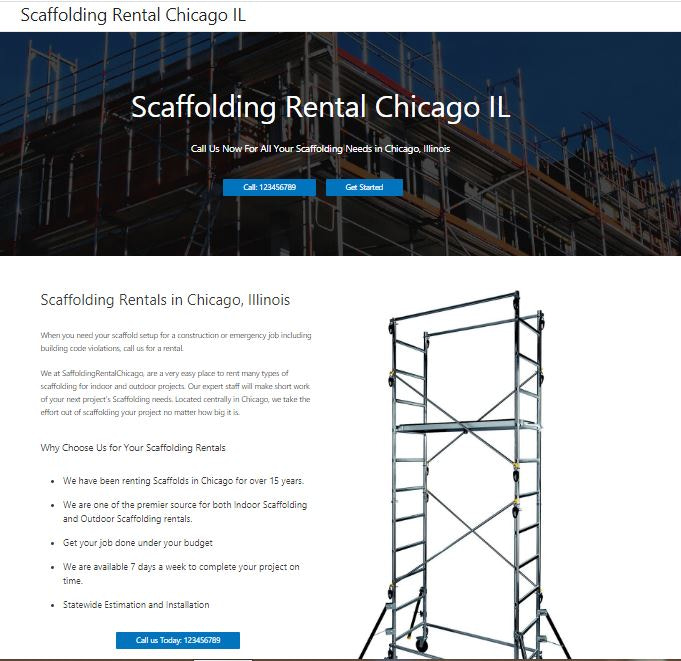 Scaffolding Rental Chicago