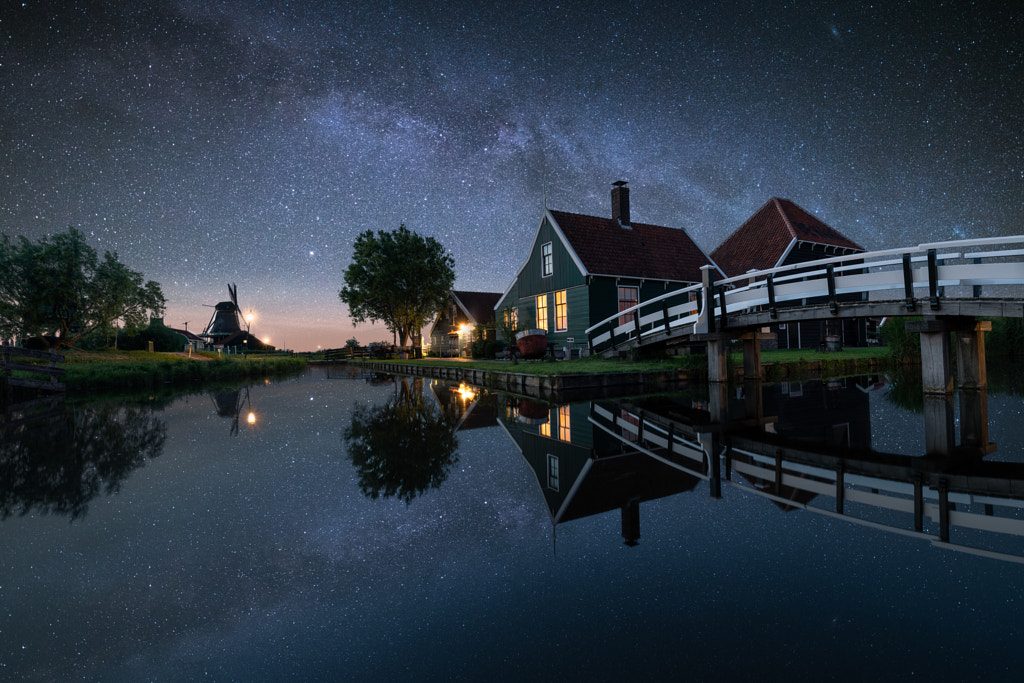 Magical night in the Netherlands by Mark Pelder on 500px.com