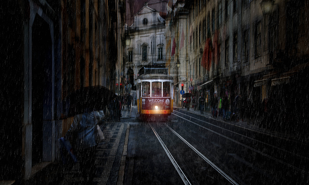Rainy Lisbon by Mikael Lundblad on 500px.com