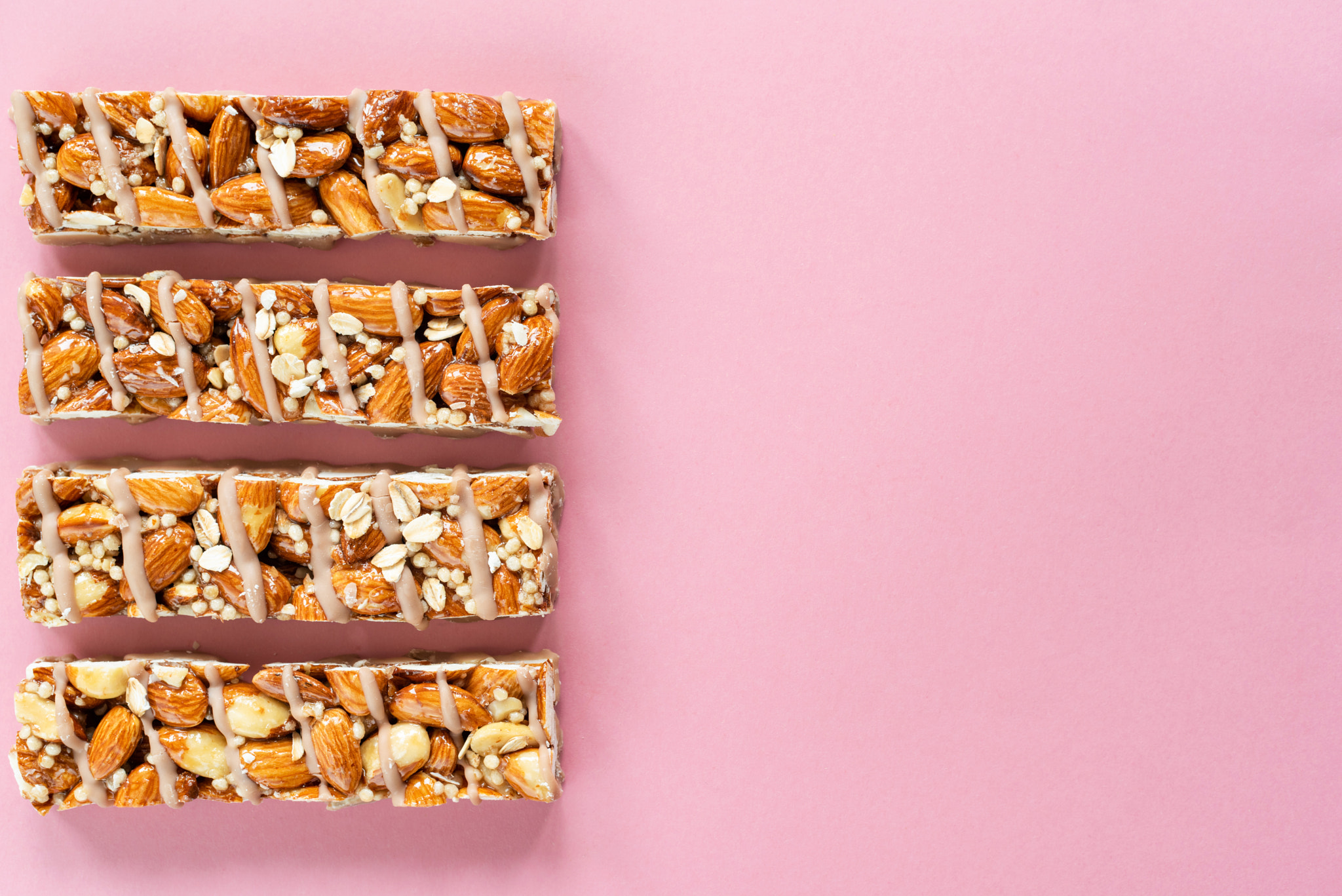 Almond Protein Granola Bars