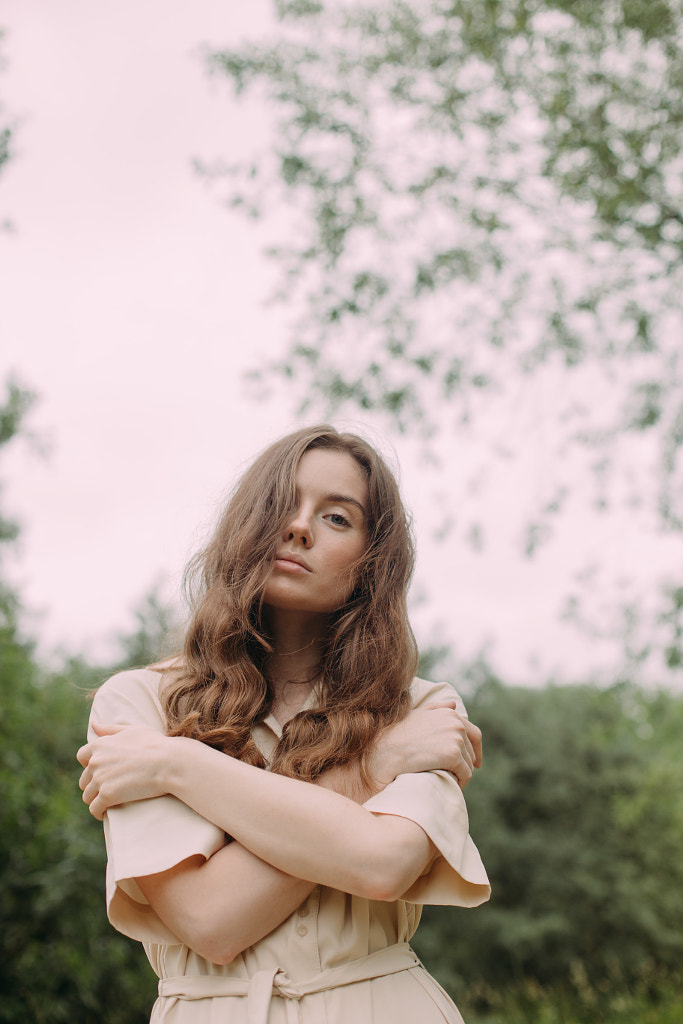 young woman walks in the park by Alena Sadreeva on 500px.com