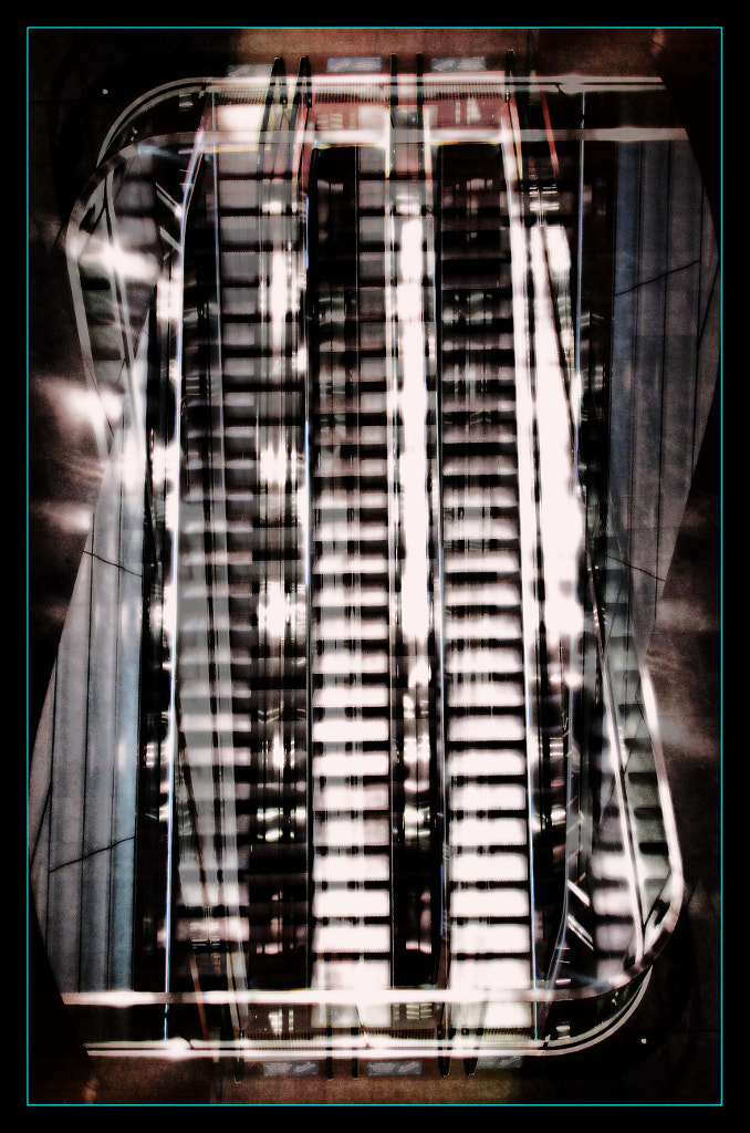 Escalators by Justin B. on 500px.com