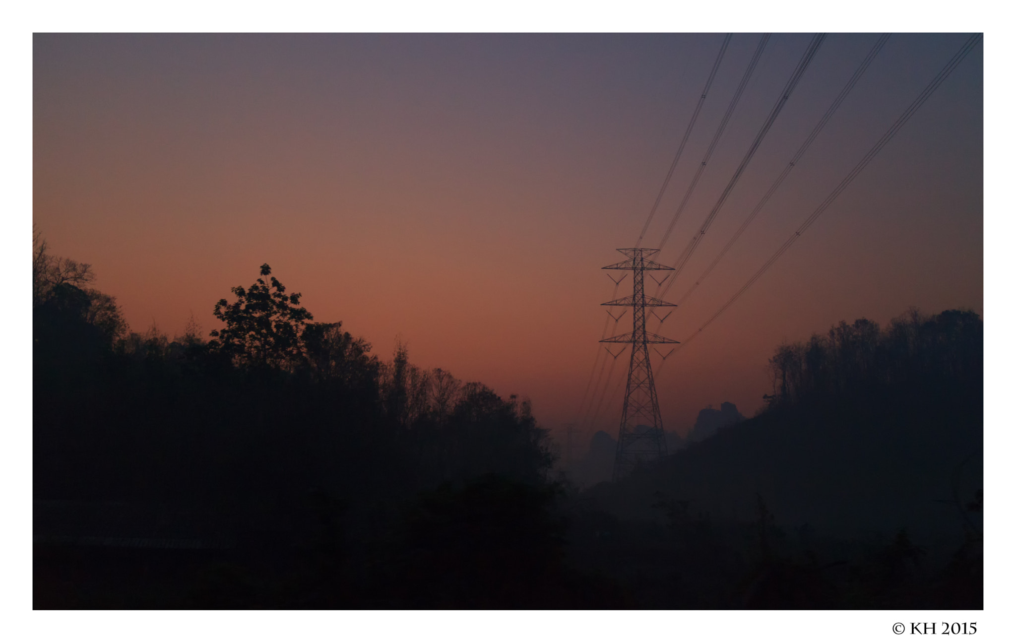 Misty Morning On the way to Chiang Mai