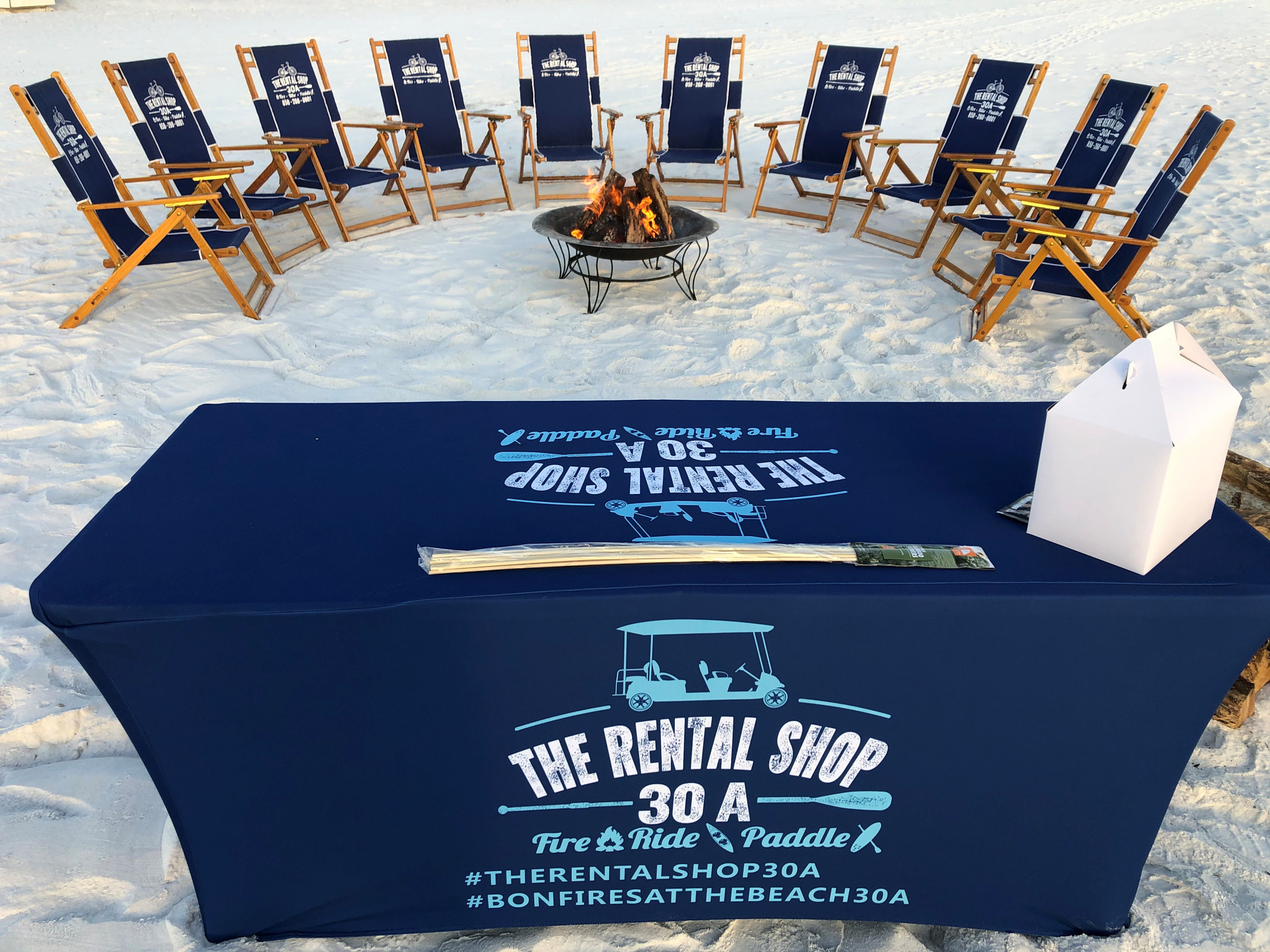 noahs beach bonfire packages