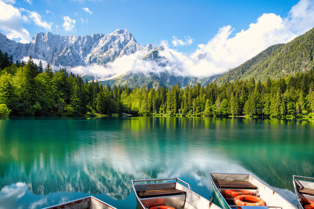 Lago Fusine Basso by Steven Austin on 500px.com
