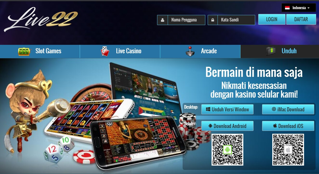 link download live22 indonesia