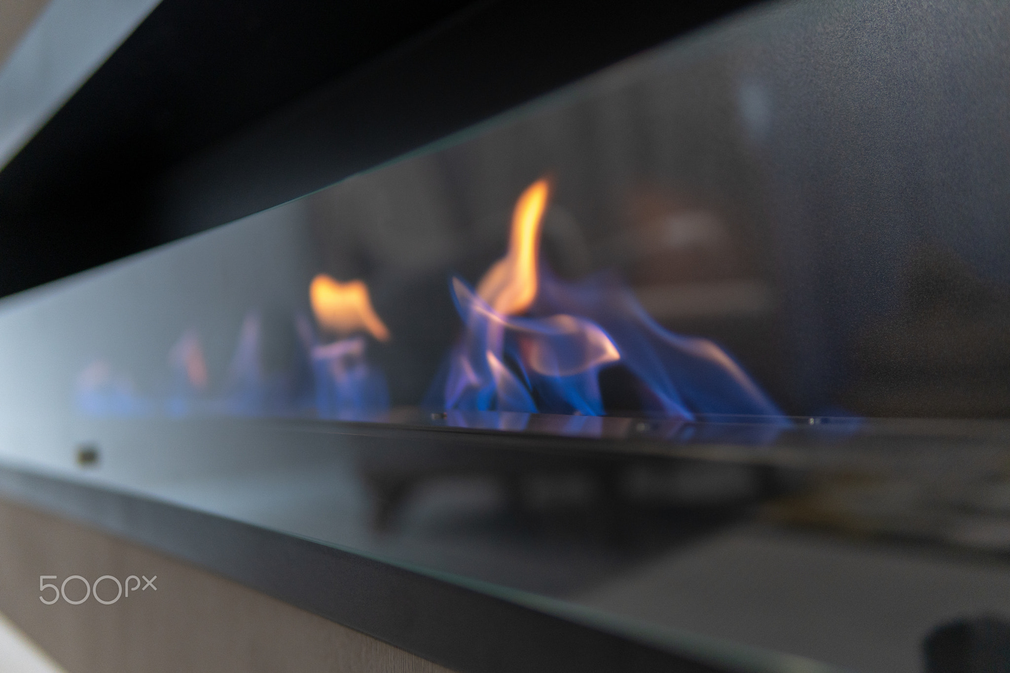 The interiors of a modern art and loft apartment