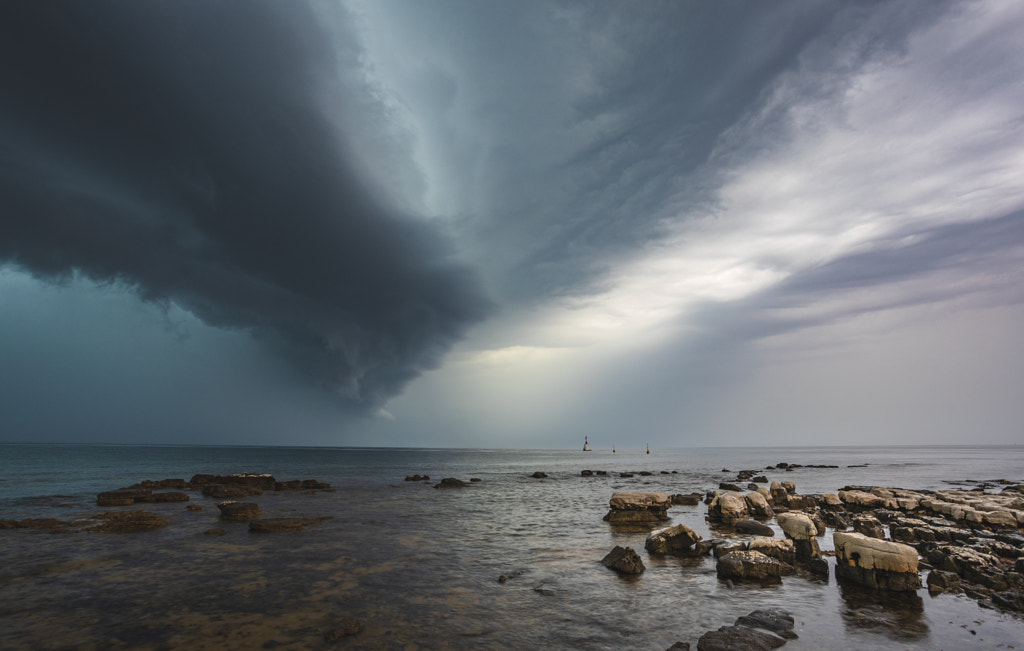 Storm Shelf Above Istria Beach by Jure Batagelj on 500px.com