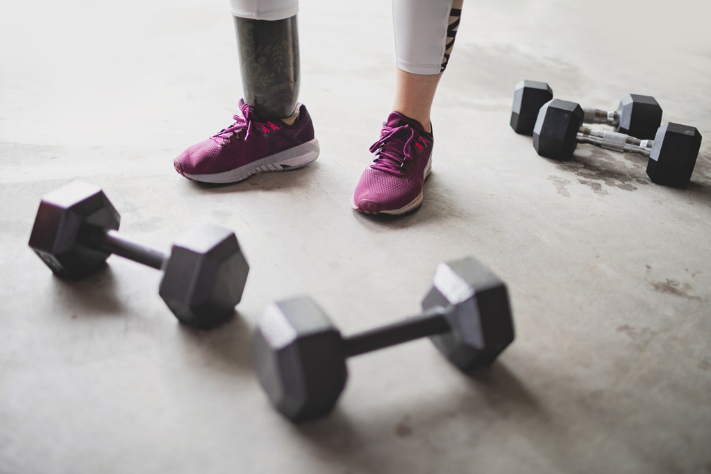 Amputee and Still Lifting Weights by Nadia M on 500px.com