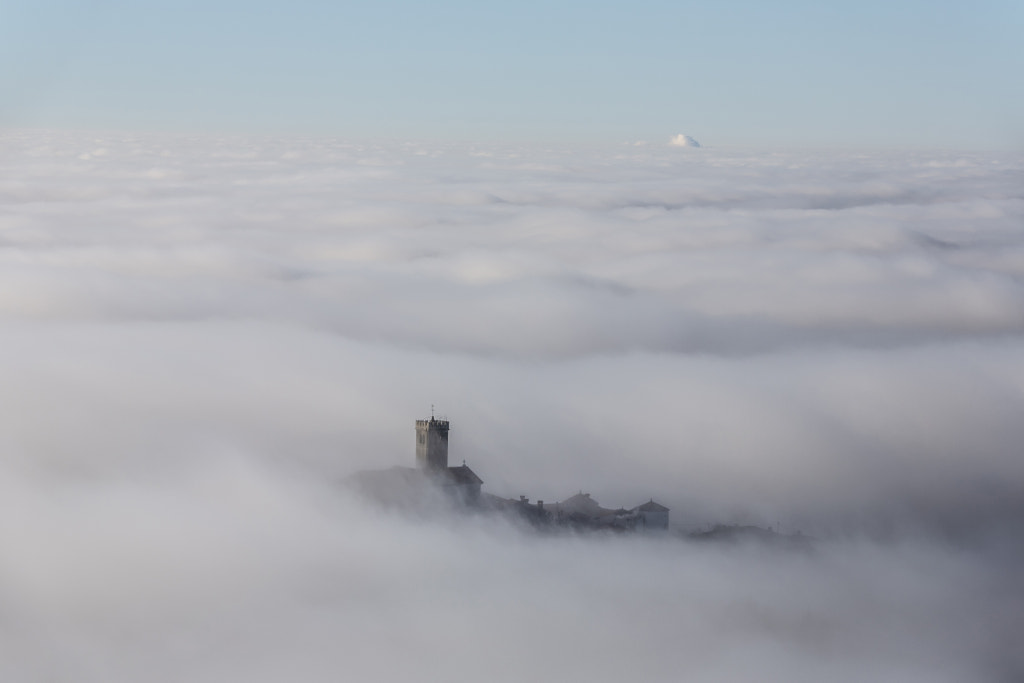 Church Between Clouds by Jure Batagelj on 500px.com
