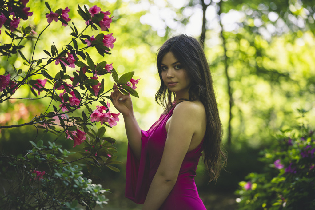 Female Model Posing in Park by Jure Batagelj on 500px.com