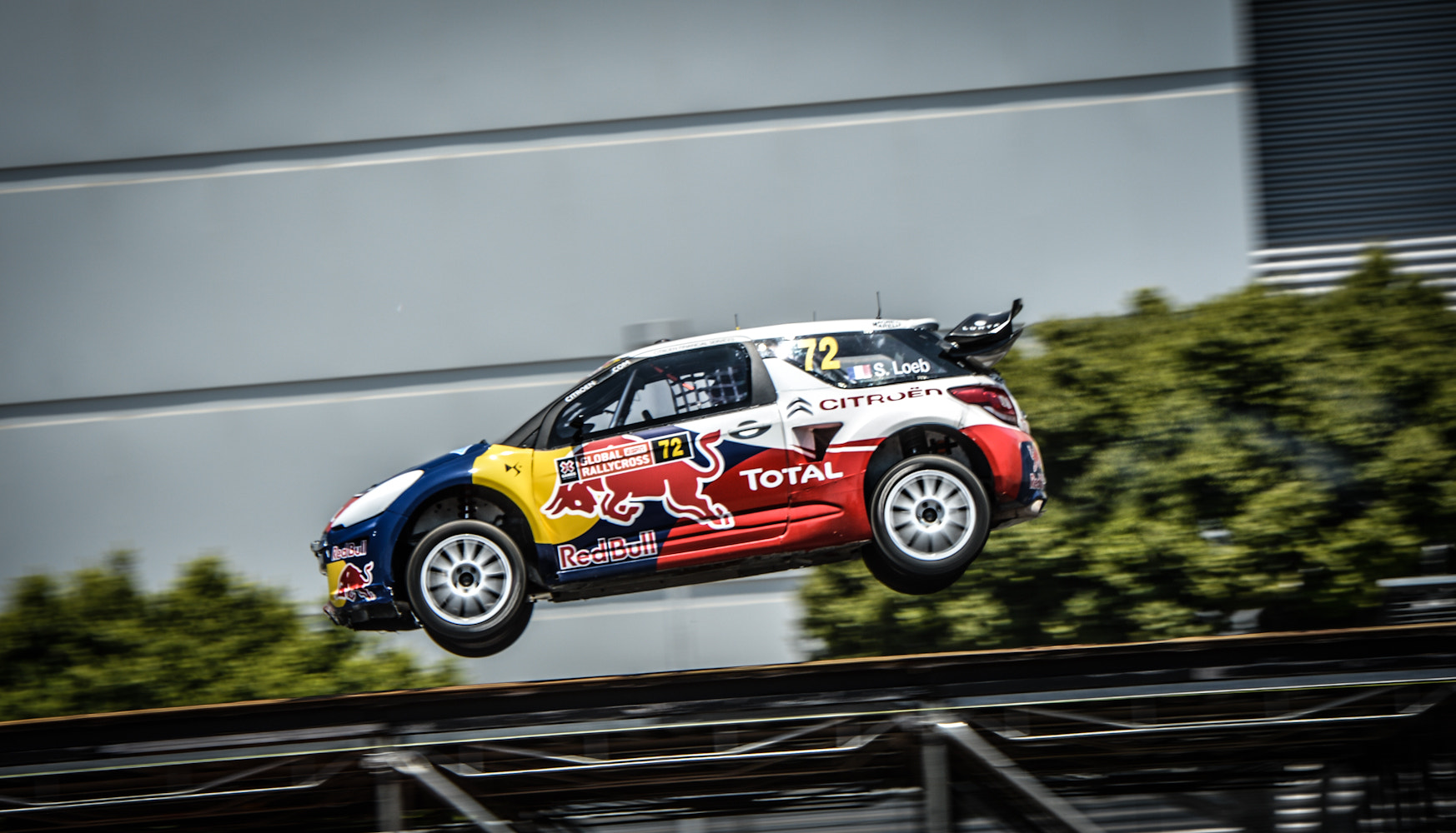 Sebastien Loeb in his Citroen DS3 at Global Rallycross at X-Games by ...