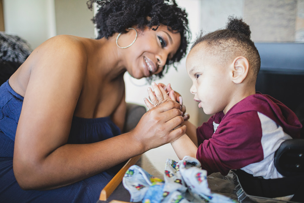 Mother Playing with Son with Cerebral Palsy, Bremerton, WA, USA by Nadia M on 500px.com