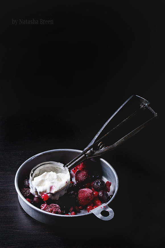 Ice Cream with Berries